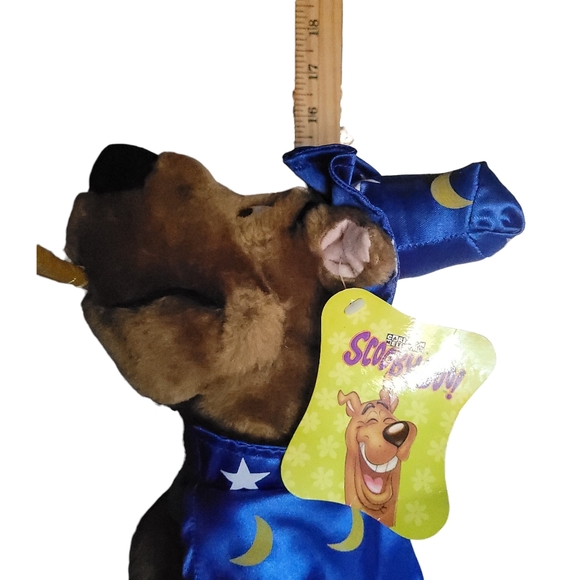 Vintage Plush Scooby Doo Wizard Stuffed Animal Dog Magician Cartoon Network 16" - Picture 10 of 11